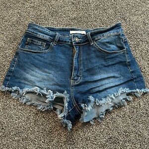 KanCan cutoff shorts